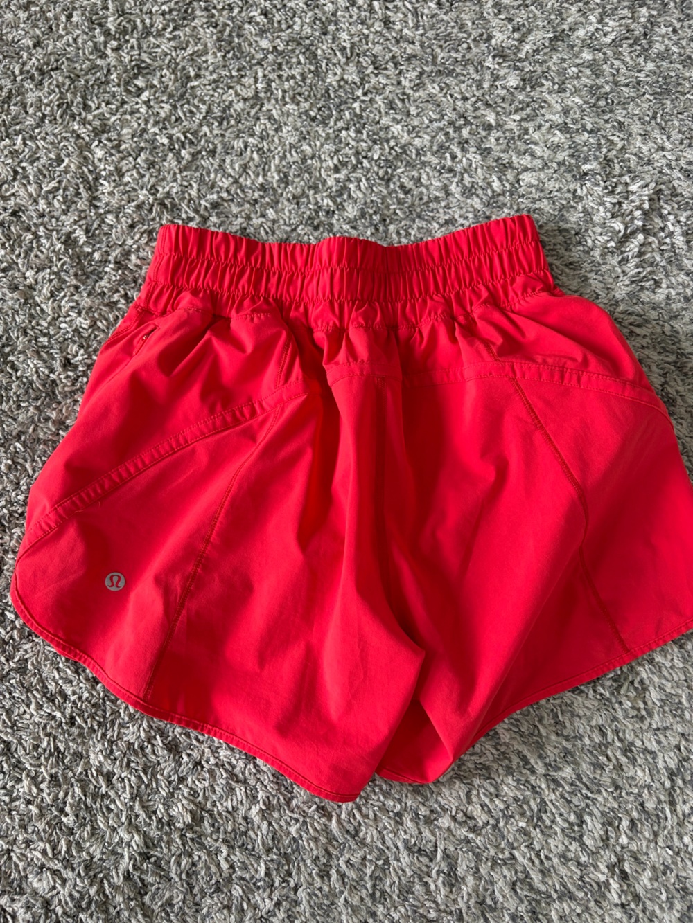 lululemon athletica Bright Red Women's Athletic Shorts